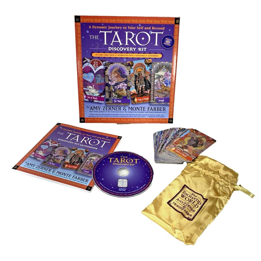 The Tarot Discovery Kit by Amy Zerner and Monte Farber Complete Tested